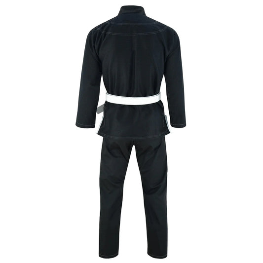 ZASA4 Regular Black - Brazilian Jiu Jitsu BJJ Kimono Uniform Gi - Kids Adult Unisex