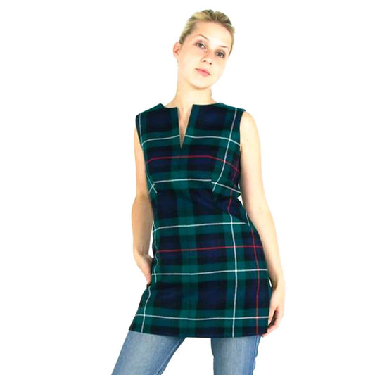 Acrylic Wool Tartan Short Tunic Janka