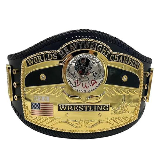 ZASA4 Custom NWA Domed Globe Wrestling Championship Belt – NWA Domed Globe Heavyweight Wrestling Replica Title Championship Belt