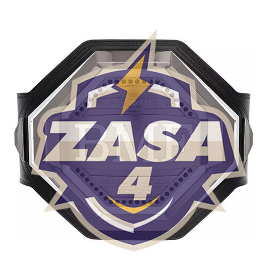 ZASA4 Replica Combat Sports Series "Baddest Combatant" Octagon Silver Edition Belt